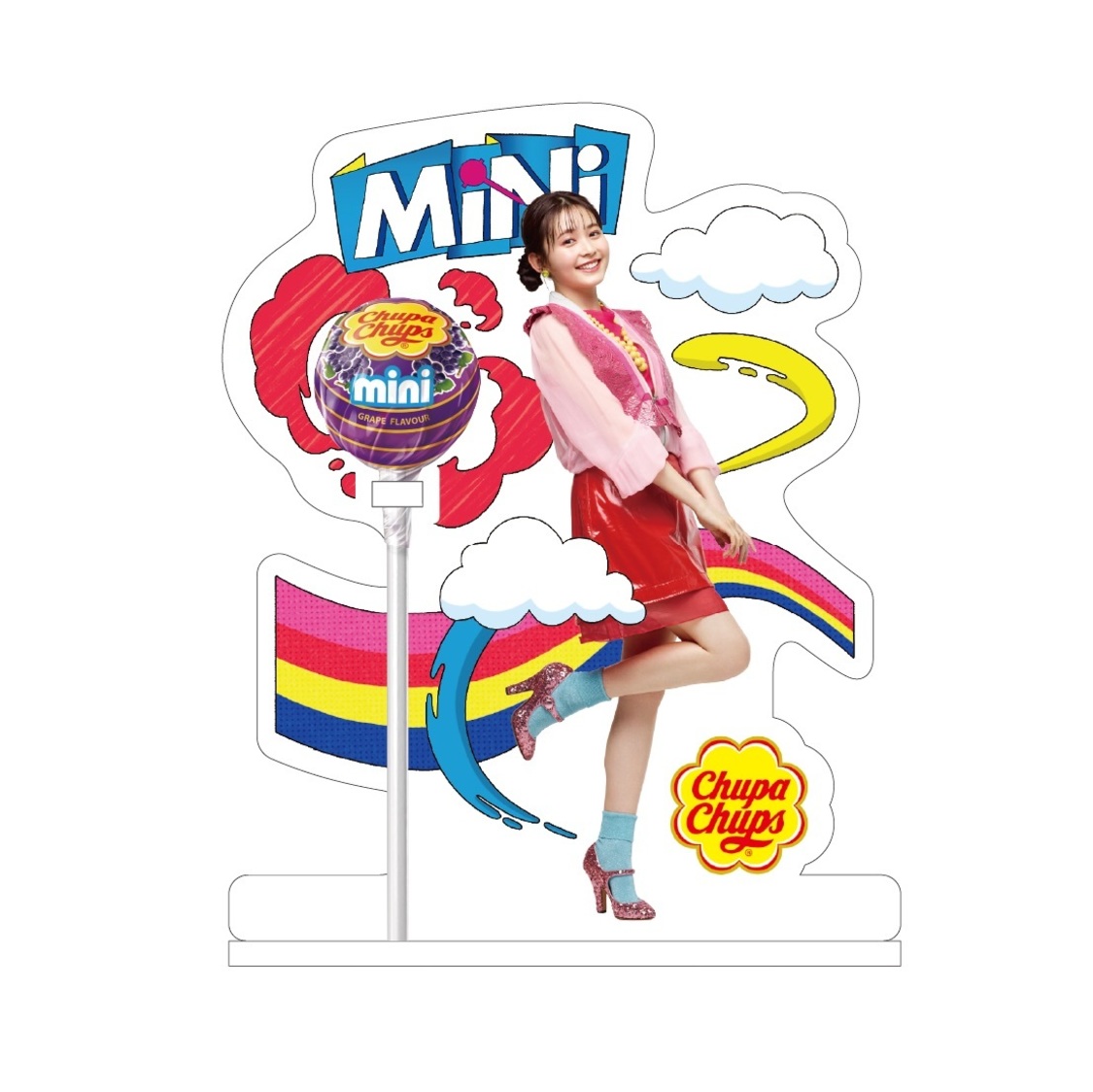 『りんくま×チュッパチャプス オリジナルアクリルスタンド』グレープ