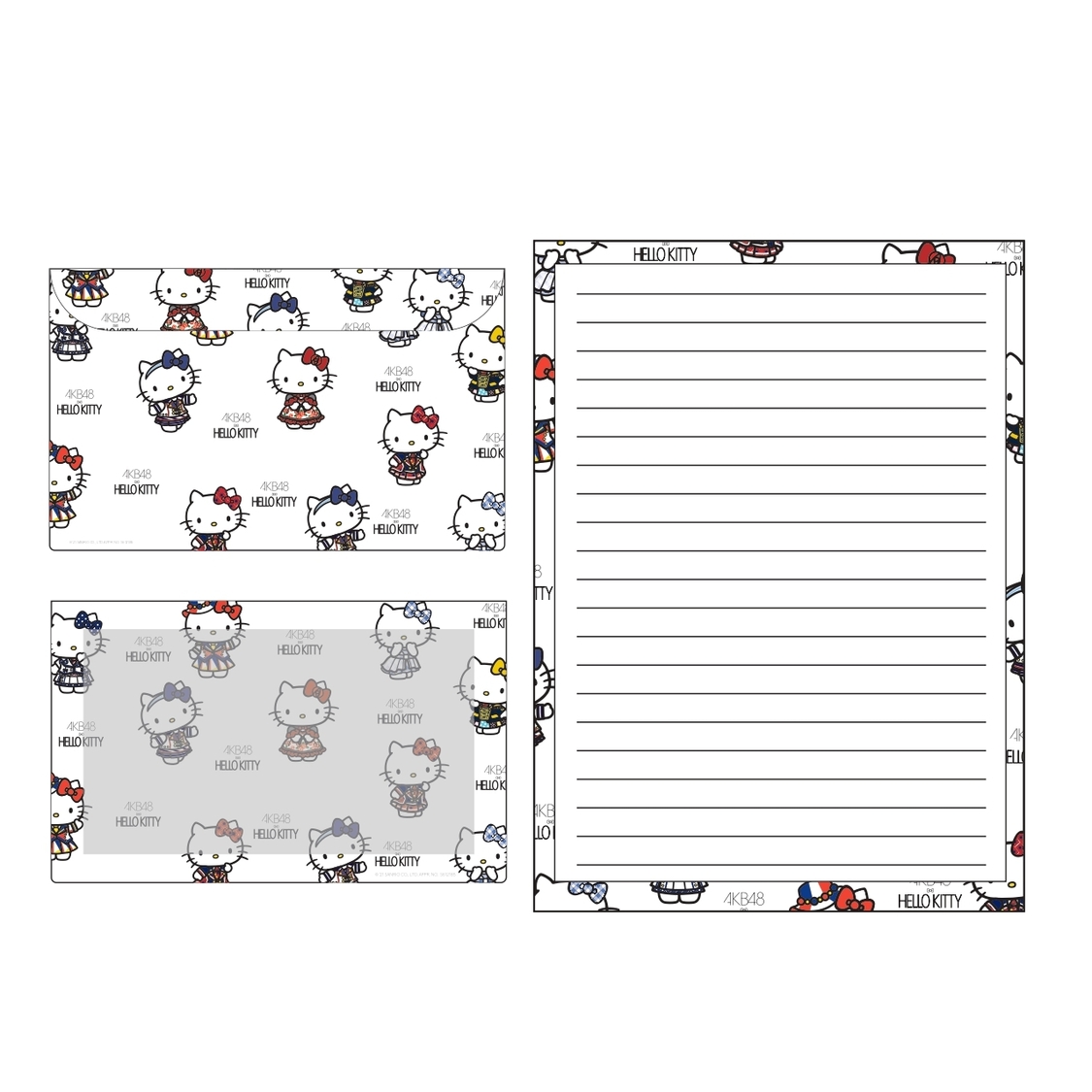 AKB48 15th anniversary ハローキティ レターセット