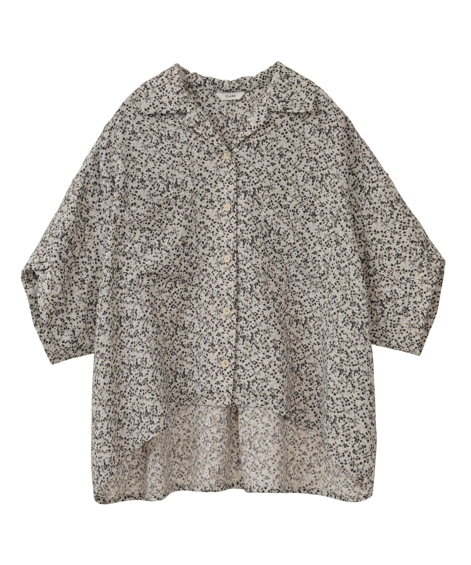 MINAMI TANAKA×CLANE CIRCLE FLOWER SHIRT