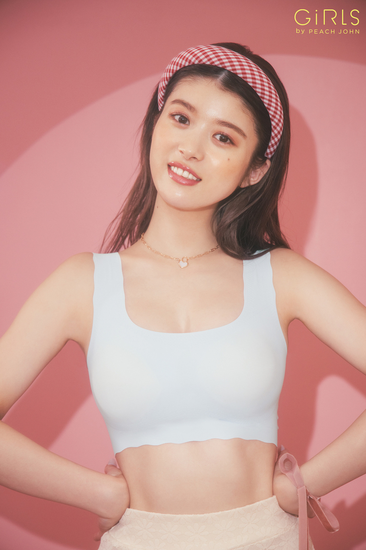 馬場ふみか『GiRLS by PEACH JOHN』着用ビジュアル