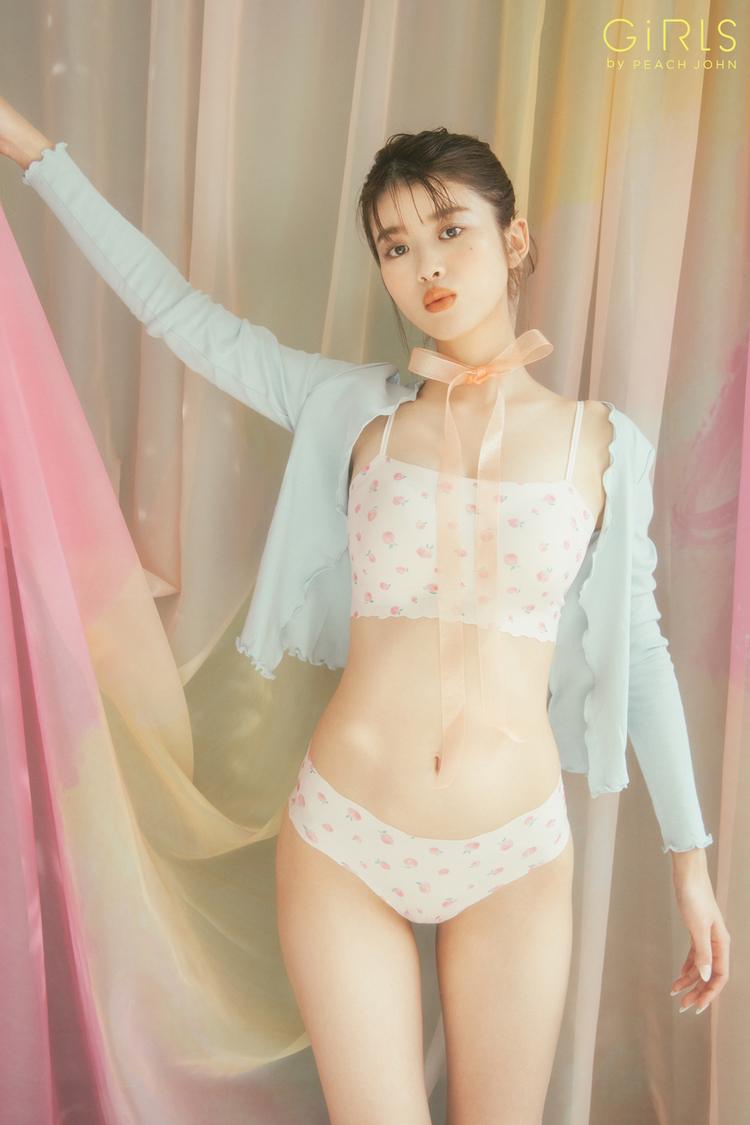 馬場ふみか『GiRLS by PEACH JOHN』着用ビジュアル
