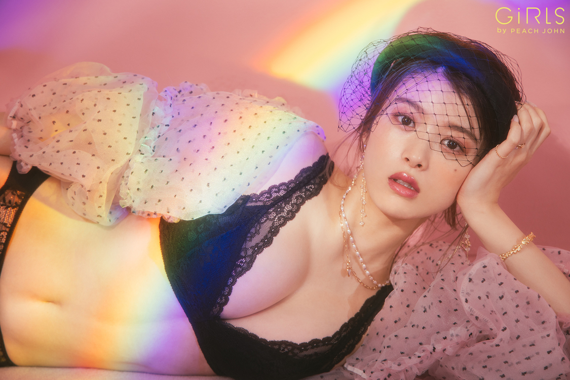 馬場ふみか『GiRLS by PEACH JOHN』着用ビジュアル