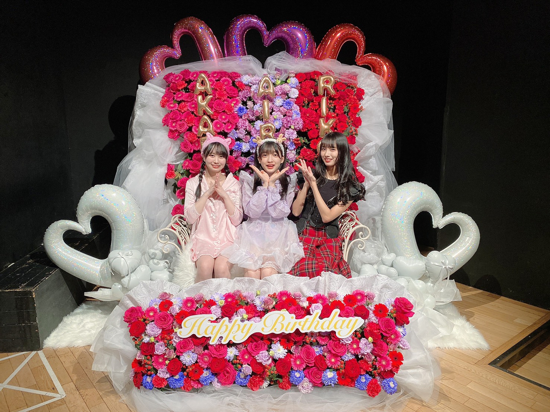 清水理子・中村朱里・蛭田愛梨 合同生誕祭LIVEイベントより