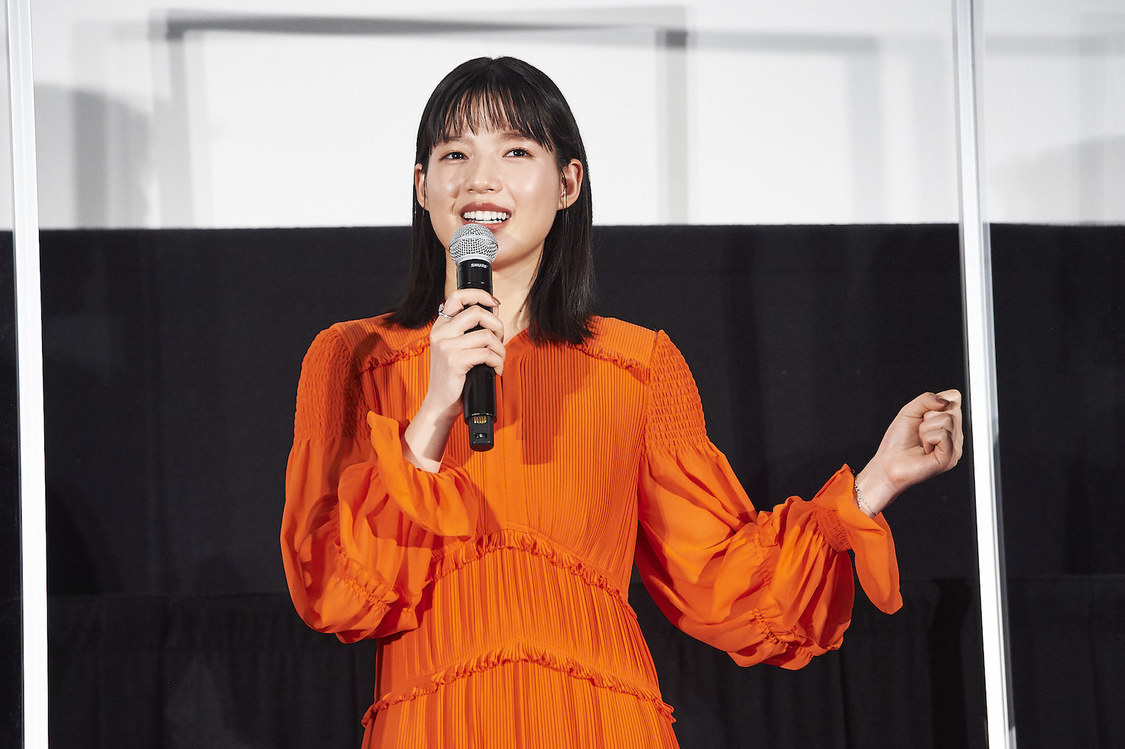 石井杏奈＜映画『砕け散るところを見せてあげる』公開記念舞台挨拶＞新宿ピカデリー（2021年4月10日）