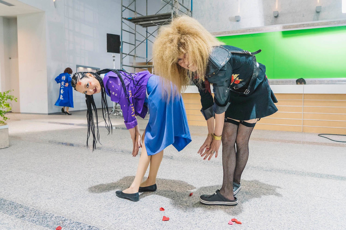 メイキングカット　（C）2021「地獄の花園」製作委員会