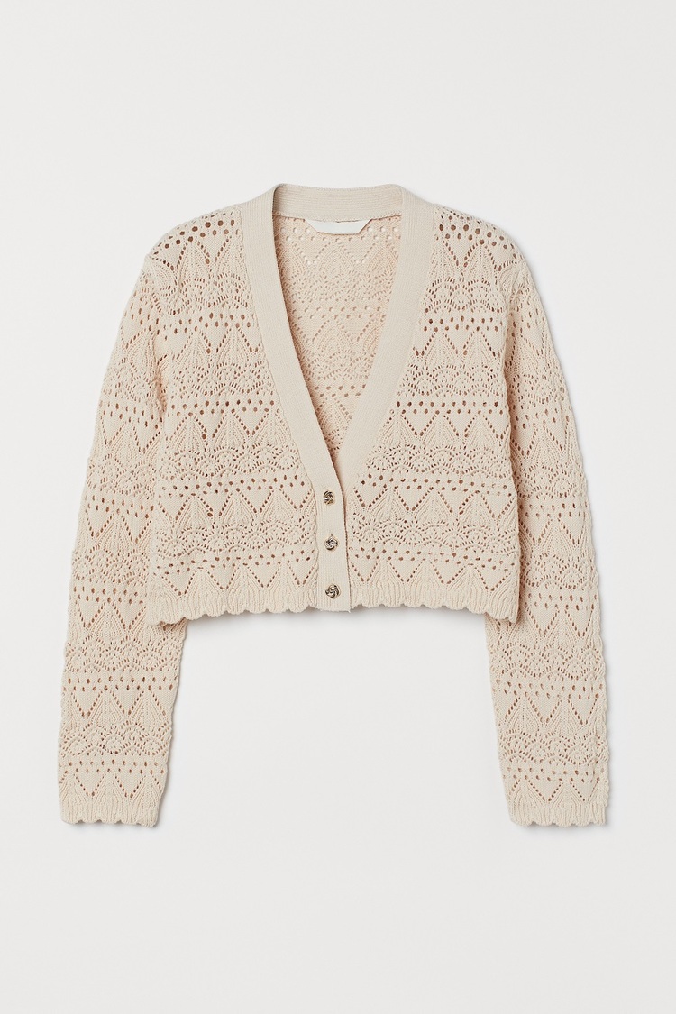 カーディガン ¥2,499 100%オーガニックコットン