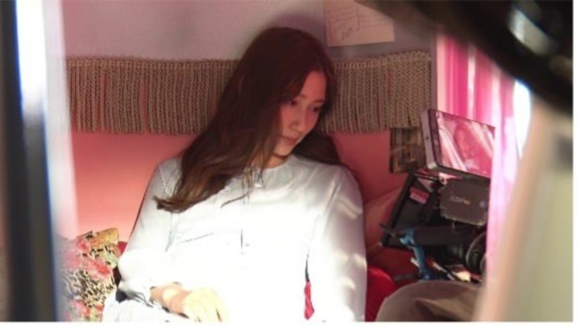 『放置少女～百花繚乱の萌姫たち～』新TV-CM撮影風景