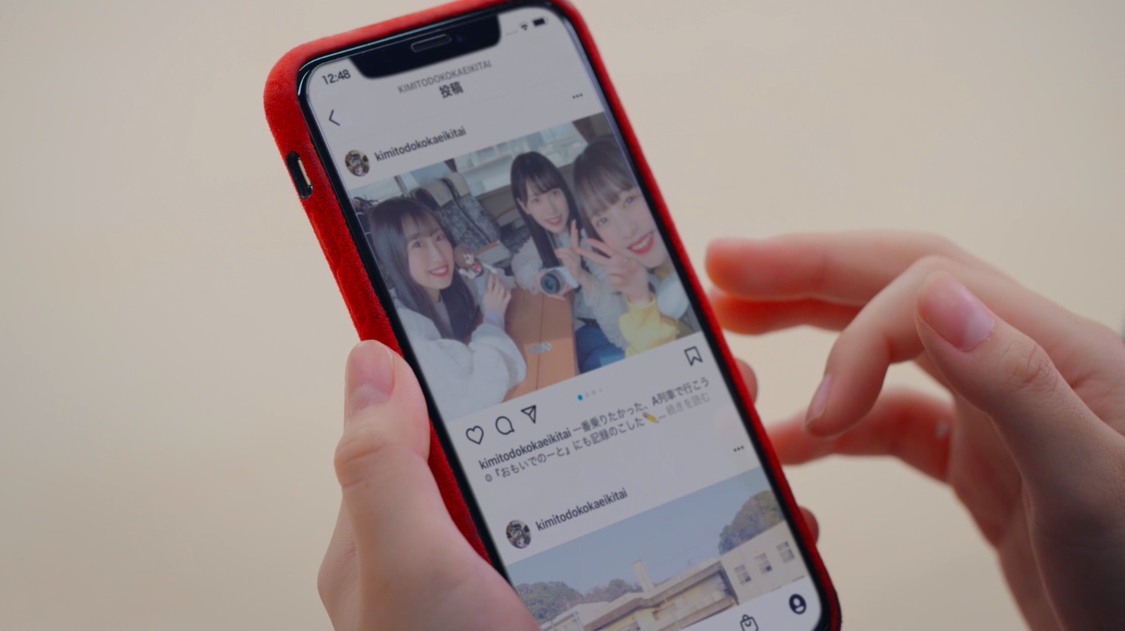 「君とどこかへ行きたい – つばめ選抜」MVより（©Mercury）