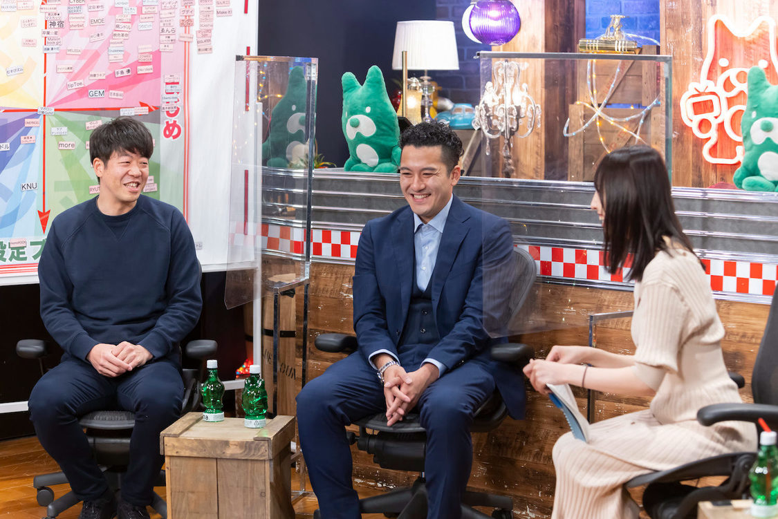 松田征己（演出担当）、堀越玲央（番組プロデューサー）、沖口優奈（マジカル・パンチライン）