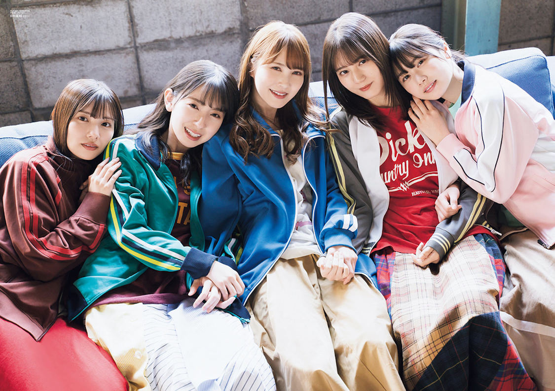 『B.L.T.2021年7月号』別冊付録：加藤史帆＆金村美玖＆河田陽菜＆小坂菜緒＆丹生明里（日向坂46）両面超ビッグポスター