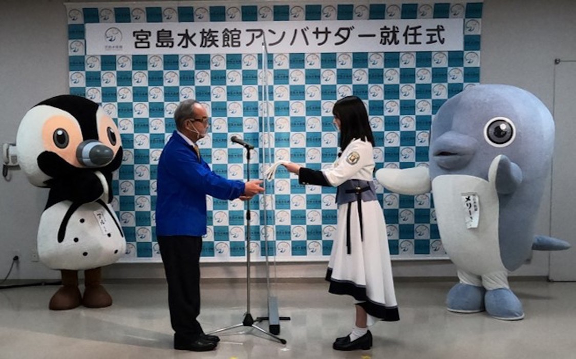 『宮島水族館』アンバサダー就任式より