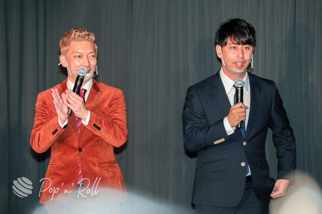 ニューヨーク（嶋佐和也、屋敷裕政）＜1stアルバム『全部、内緒。』発売 記者発表会＞代アニライブステーション（2021年5月18日）