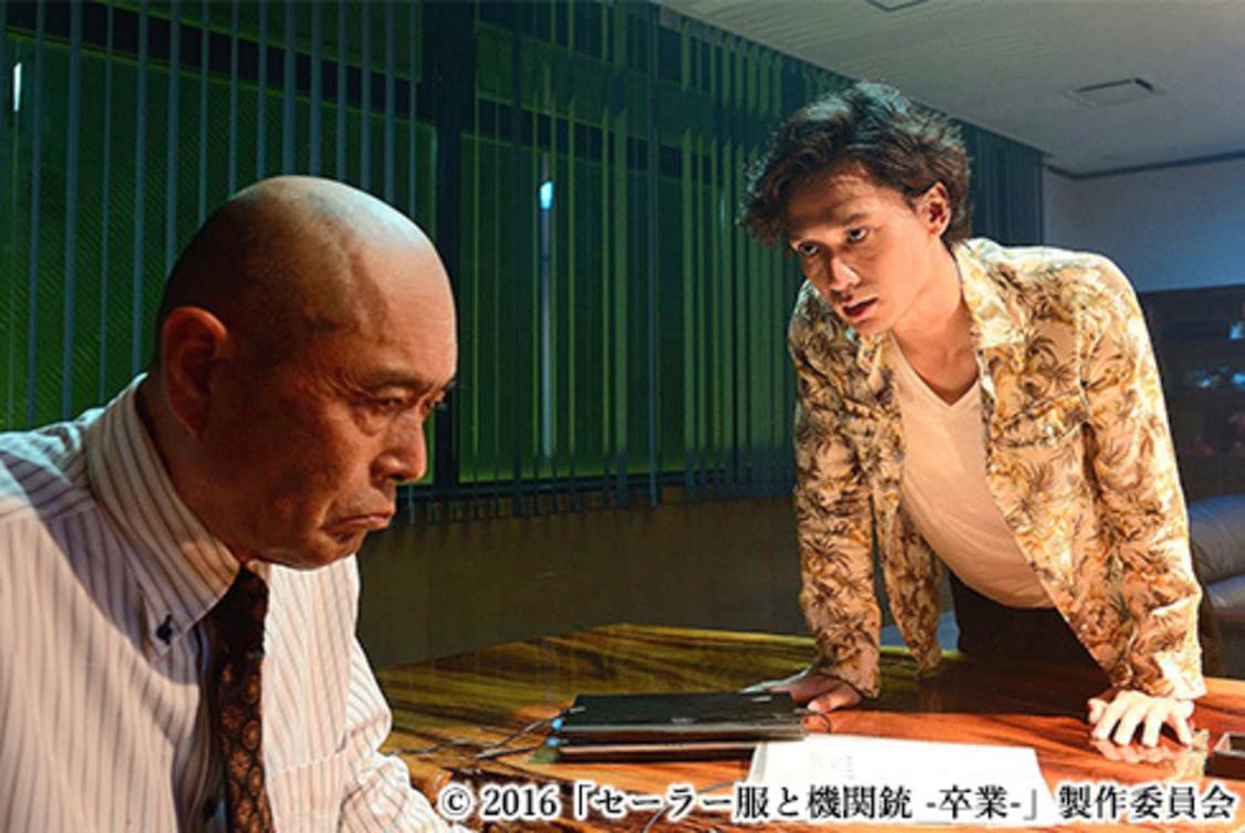 映画『セーラー服と機関銃-卒業-』より