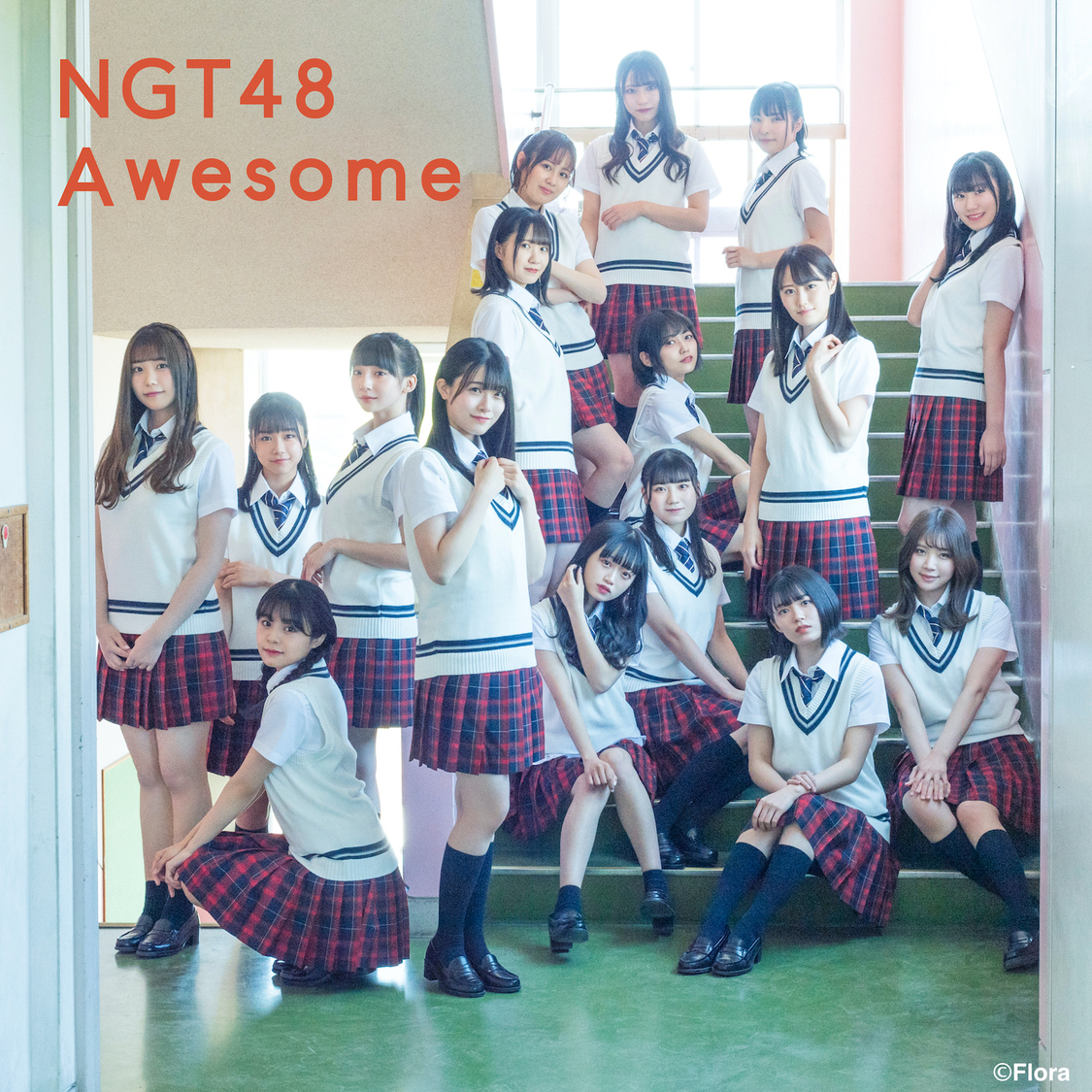 6thシングル「Awesome」［新潟盤］（©Flora）