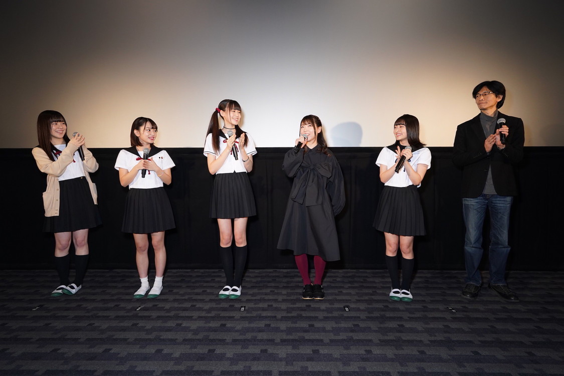 画像 映画 がっこうぐらし 公開舞台挨拶 Tohoシネマズ錦糸町 スクリーン 4 19年1月27日 ラストアイドル 制服姿で登場 映画 がっこうぐらし 舞台挨拶