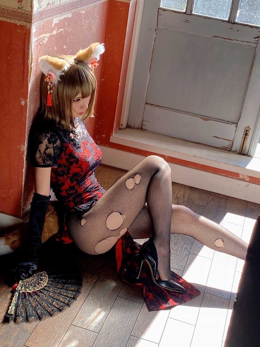 『えなこ×BEASTARS ワイルドキック』メイキング写真