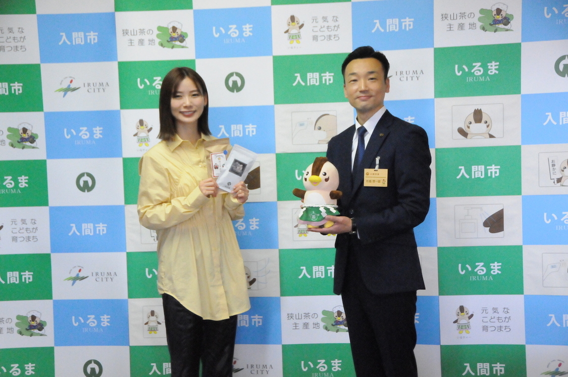 朝日奈央「いるまPR大使」就任イベントの様子