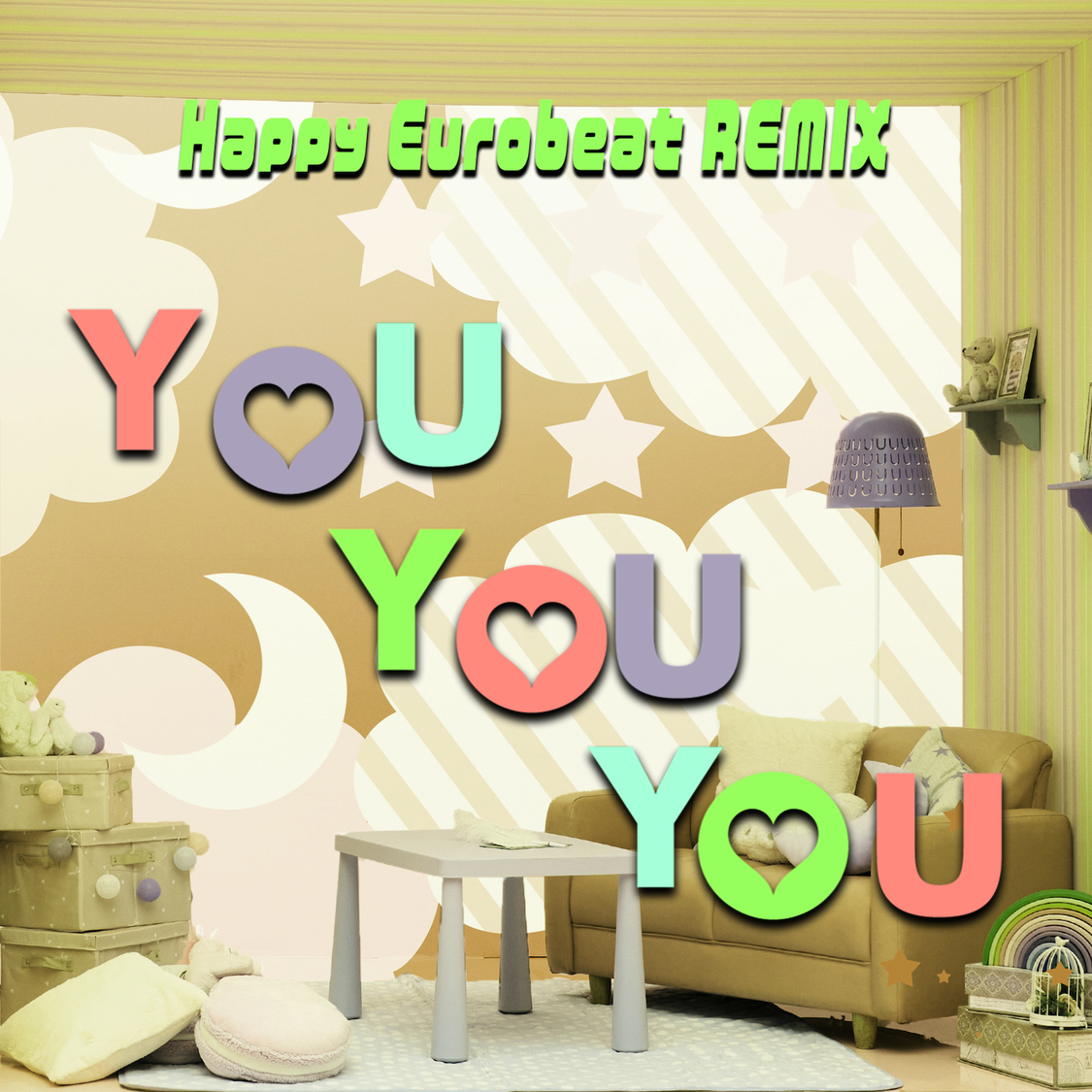 「YOU YOU YOU（Happy Eurobeat REMIX）」ジャケット