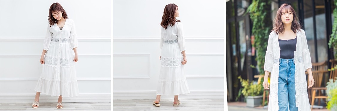 2WAYレースワンピース