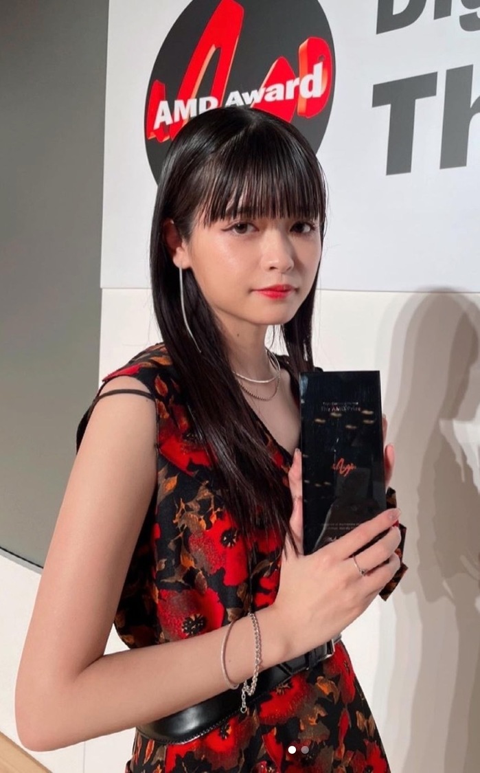 景井Instagramより＜第26回AMDアワード＞授賞式にて