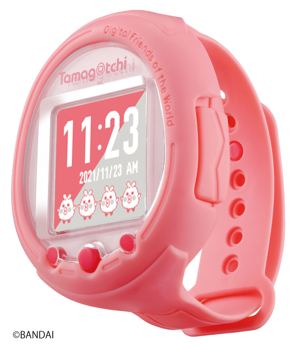 『Tamagotchi Smart（たまごっちスマート）』コーラルピンク（（C）BANDAI）