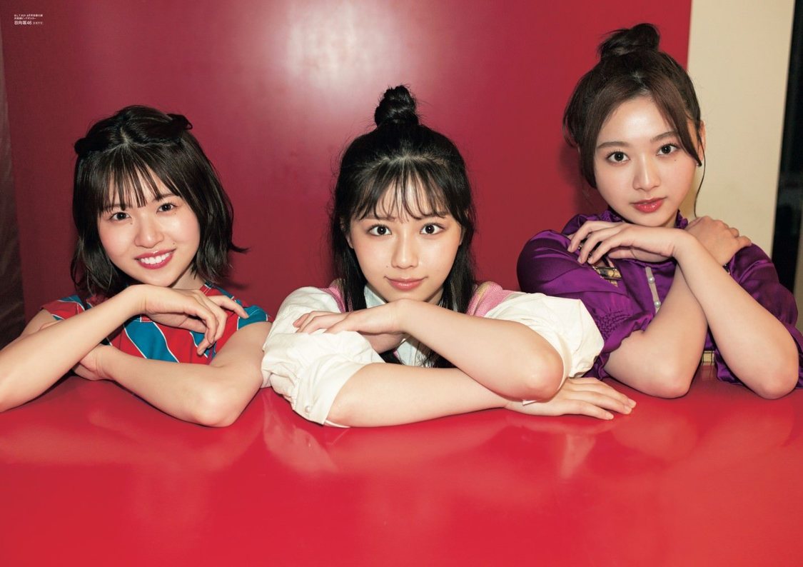 『B.L.T.2021年8月号』別冊付録：富田鈴花＆松田好花＆渡邉美穂（日向坂46）両面超ビッグポスター［裏］