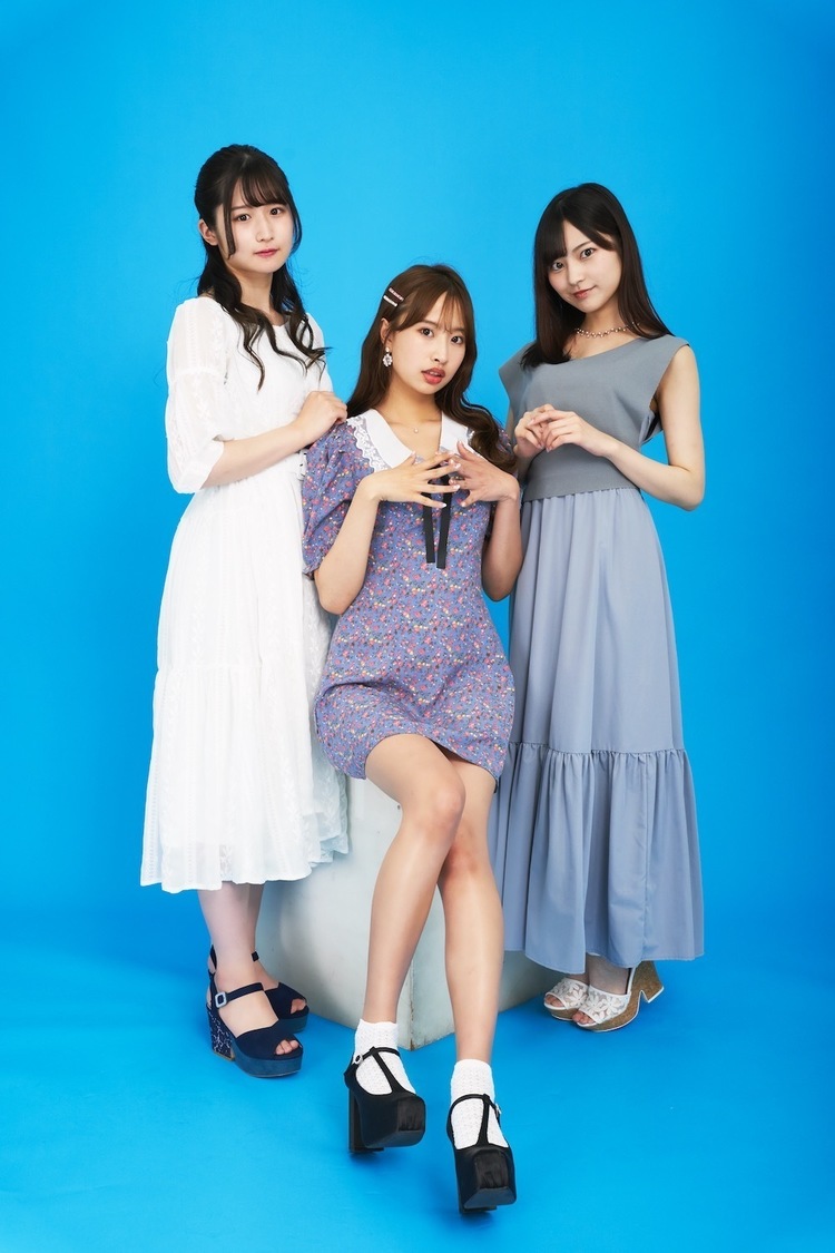 貝賀琴莉、藤川らるむ、宇咲（#ババババンビ）（©月刊エンタメ　撮影：飯酒杯智明）