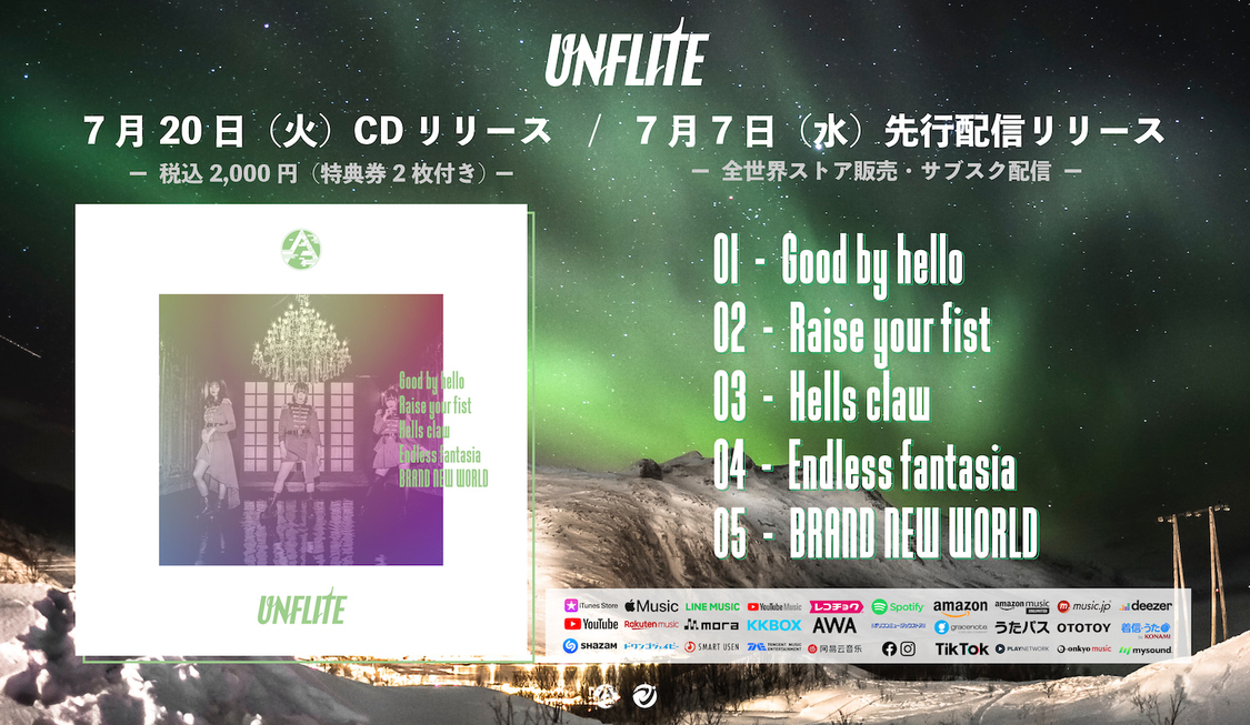 ミニアルバム『UNFLITE』