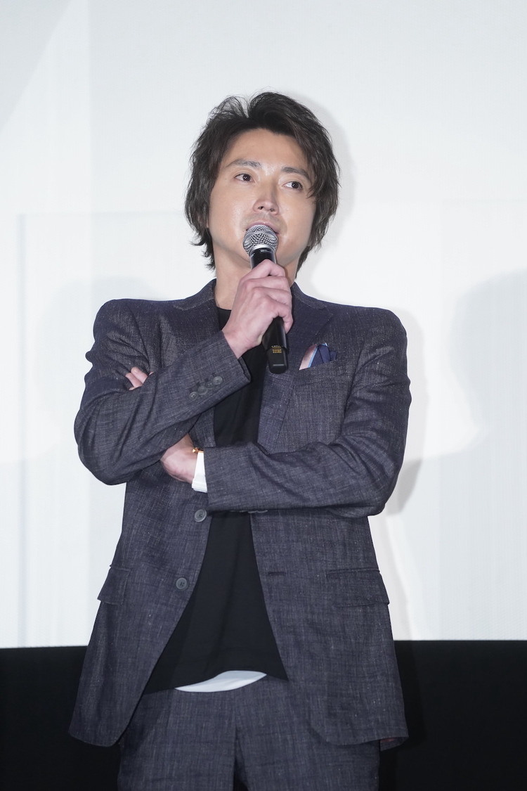 ＜映画『鳩の撃退法』完成披露イベント ＞丸の内ピカデリー（2021年7月12日）