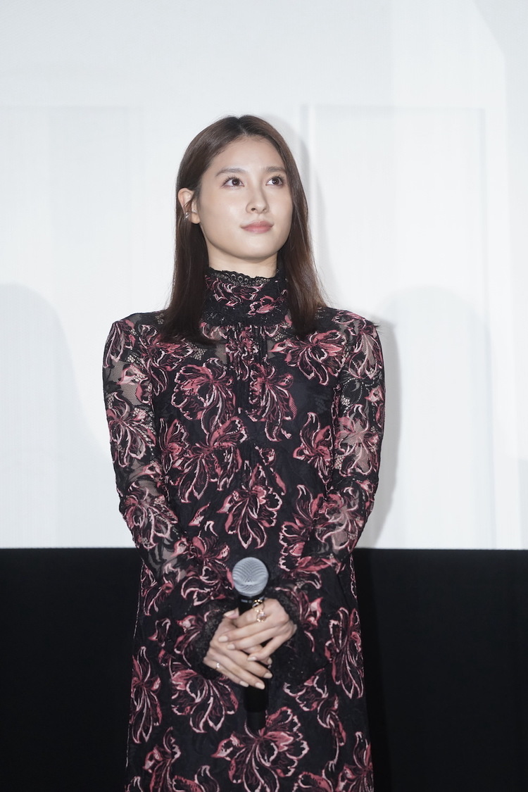 ＜映画『鳩の撃退法』完成披露イベント ＞丸の内ピカデリー（2021年7月12日）