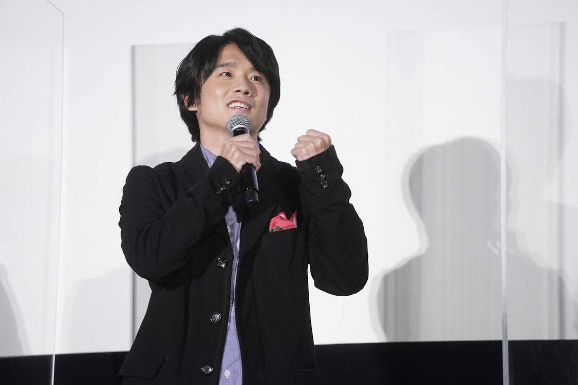 ＜映画『鳩の撃退法』完成披露イベント ＞丸の内ピカデリー（2021年7月12日）