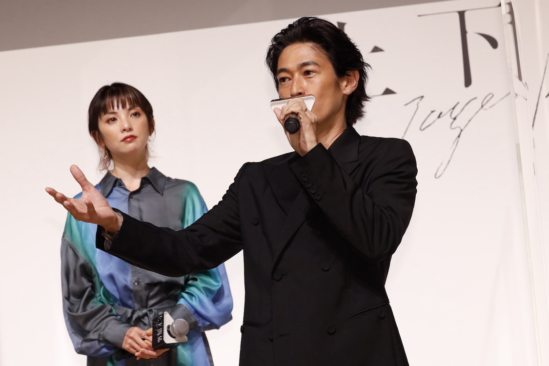 ＜縦型ミステリードラマ『上下関係』完成披露発表会＞神田明神ホール（2021年7月27日）