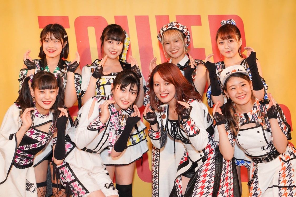 アップアップガールズ（仮）＜シングル「一歩目のYES！/宣戦 Brand New World！」リリース記念イベント＞東京・タワーレコード渋谷店B1 CUTUP STUDIO（2021年7月28日）