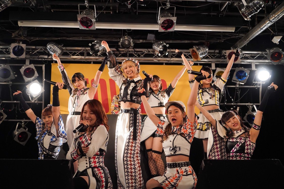 アップアップガールズ（仮）＜シングル「一歩目のYES！/宣戦 Brand New World！」リリース記念イベント＞東京・タワーレコード渋谷店B1 CUTUP STUDIO（2021年7月28日）