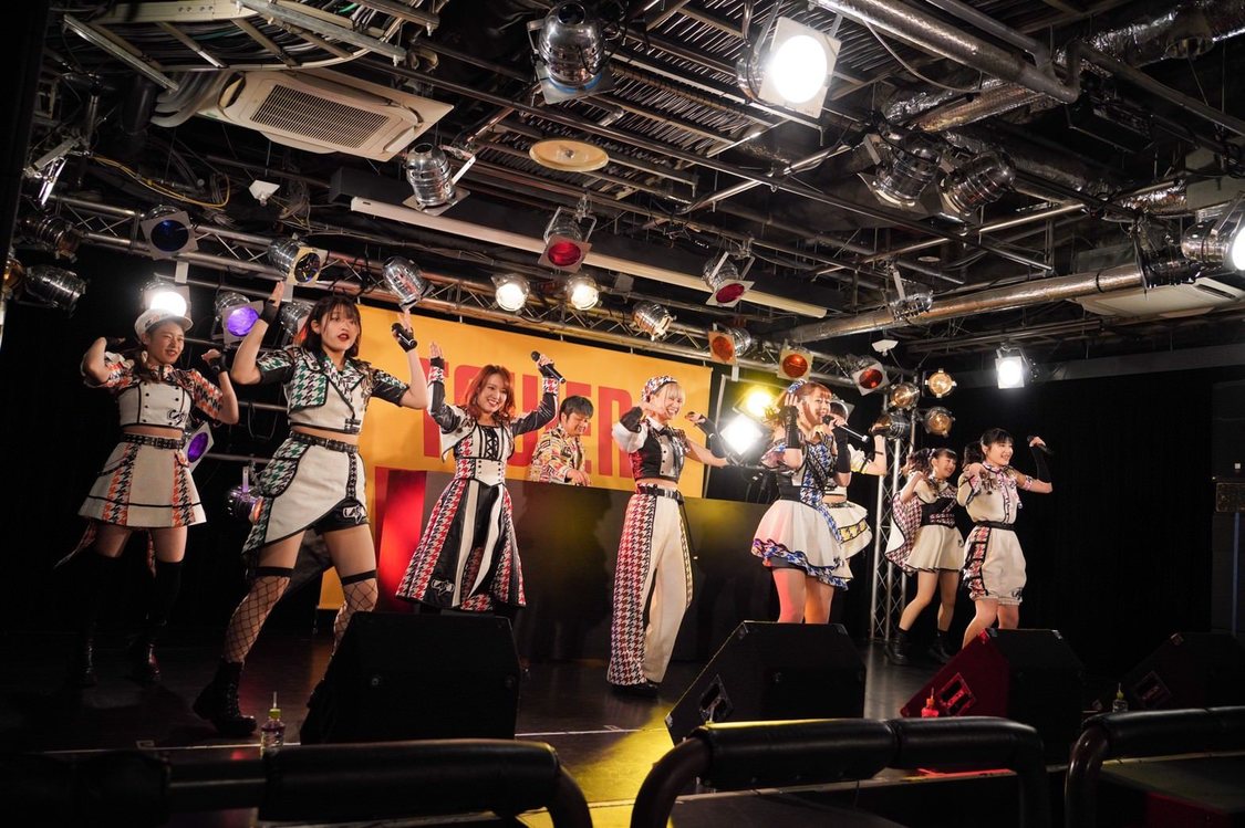 アップアップガールズ（仮）＜シングル「一歩目のYES！/宣戦 Brand New World！」リリース記念イベント＞東京・タワーレコード渋谷店B1 CUTUP STUDIO（2021年7月28日）