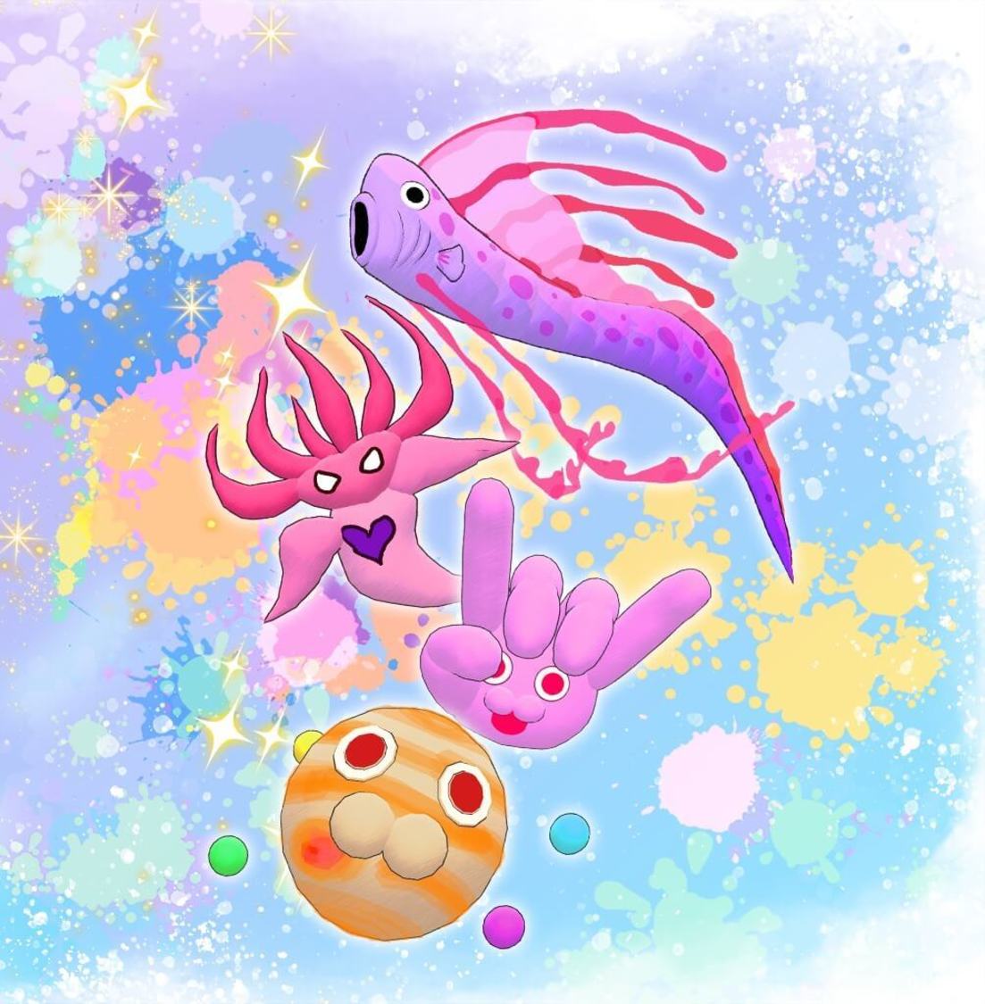 中川翔子考案／デザイン「敵ラクガキ」