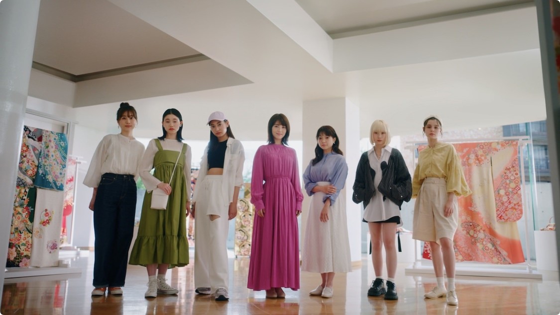 京都きもの友禅 新TV-CM「あなただけの、ハタチが見つかる。」篇より