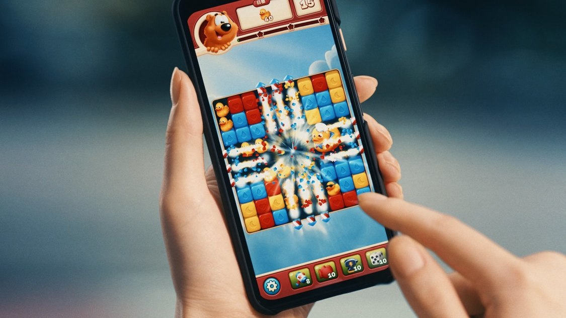 広瀬すず『トゥーンブラスト』新TV-CM場面写真