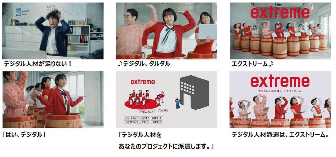 『エクストリーム』新TV-CM「デジ樽登場」ストーリーボード