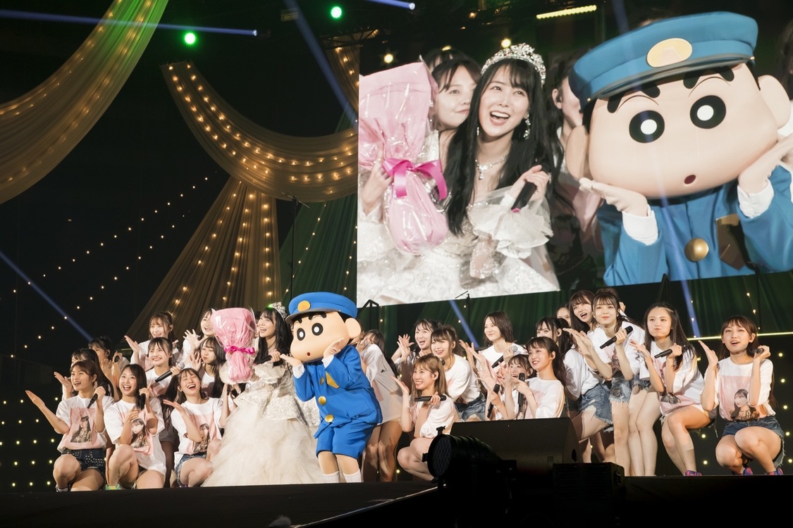 ©NMB48　©️臼井儀人／双葉社・シンエイ・テレビ朝日・ADK 2021