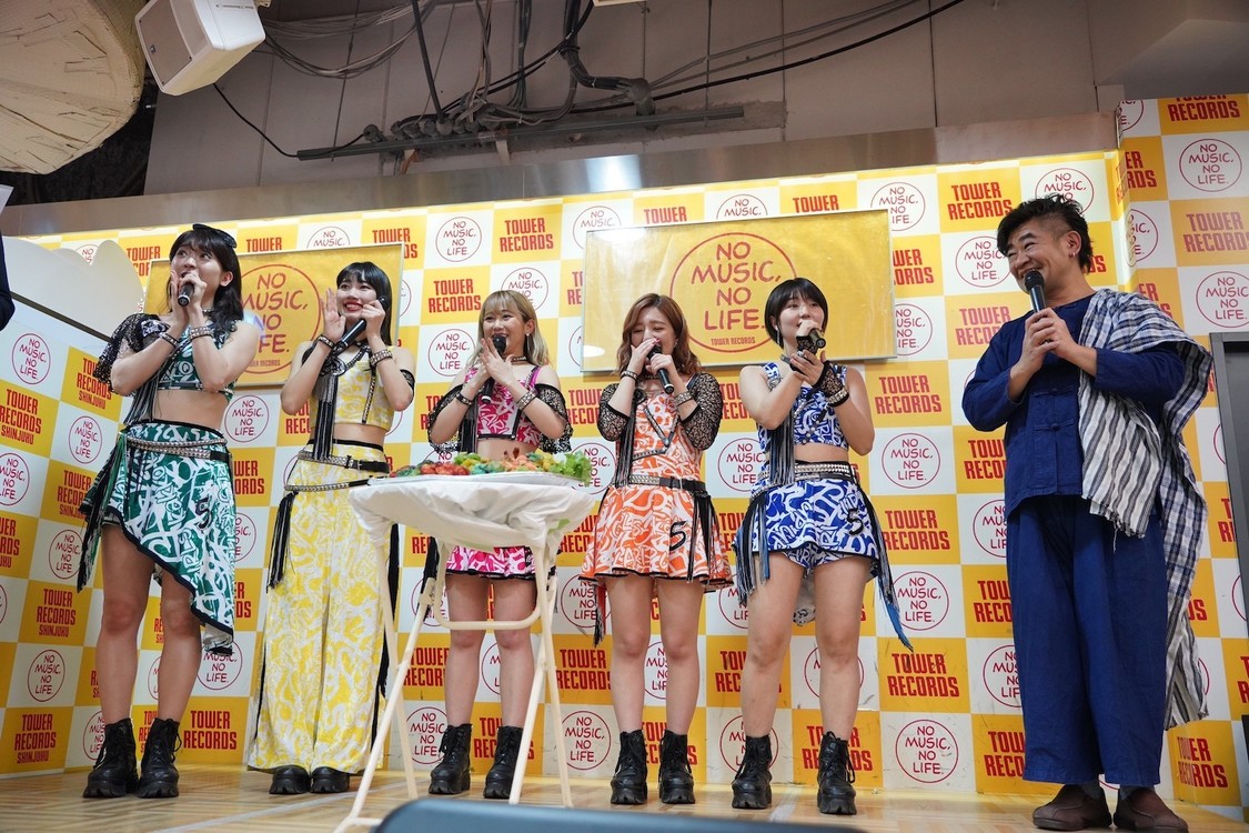 アップアップガールズ（仮）「アゲノミクス！！／キミロス／阿破乱舞」リリース記念イベント｜東京・タワーレコード新宿店（2019年2月21日）