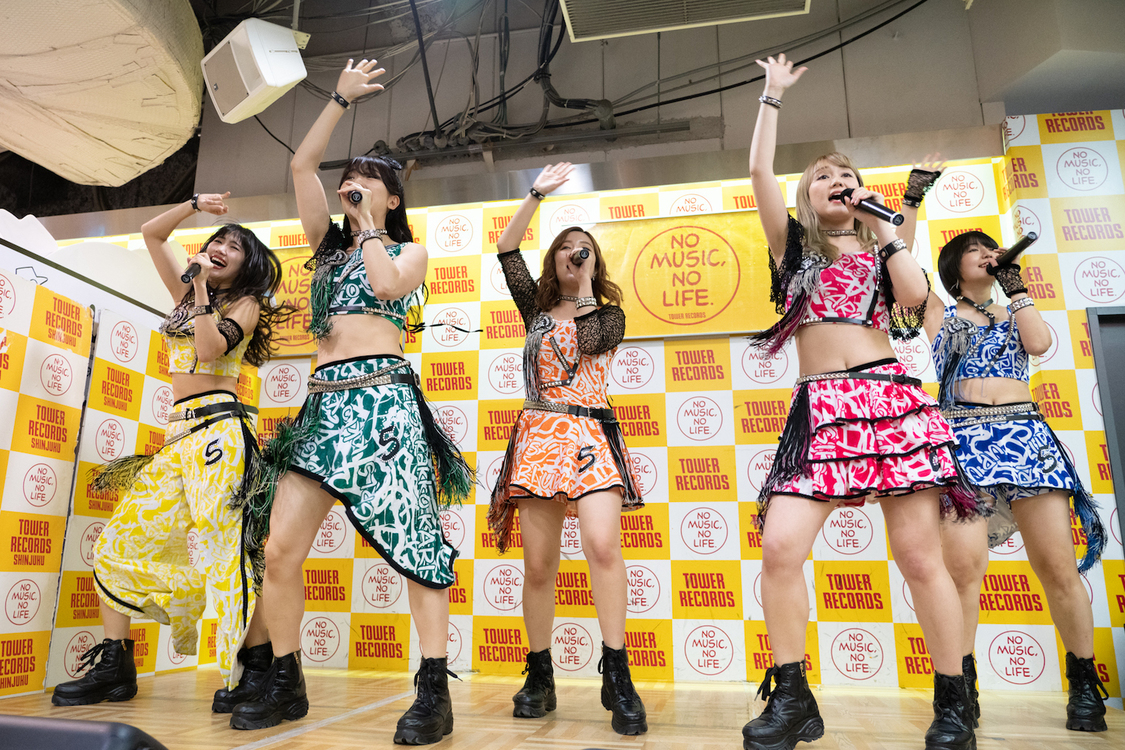 アップアップガールズ（仮）「アゲノミクス！！／キミロス／阿破乱舞」リリース記念イベント｜東京・タワーレコード新宿店（2019年2月21日）