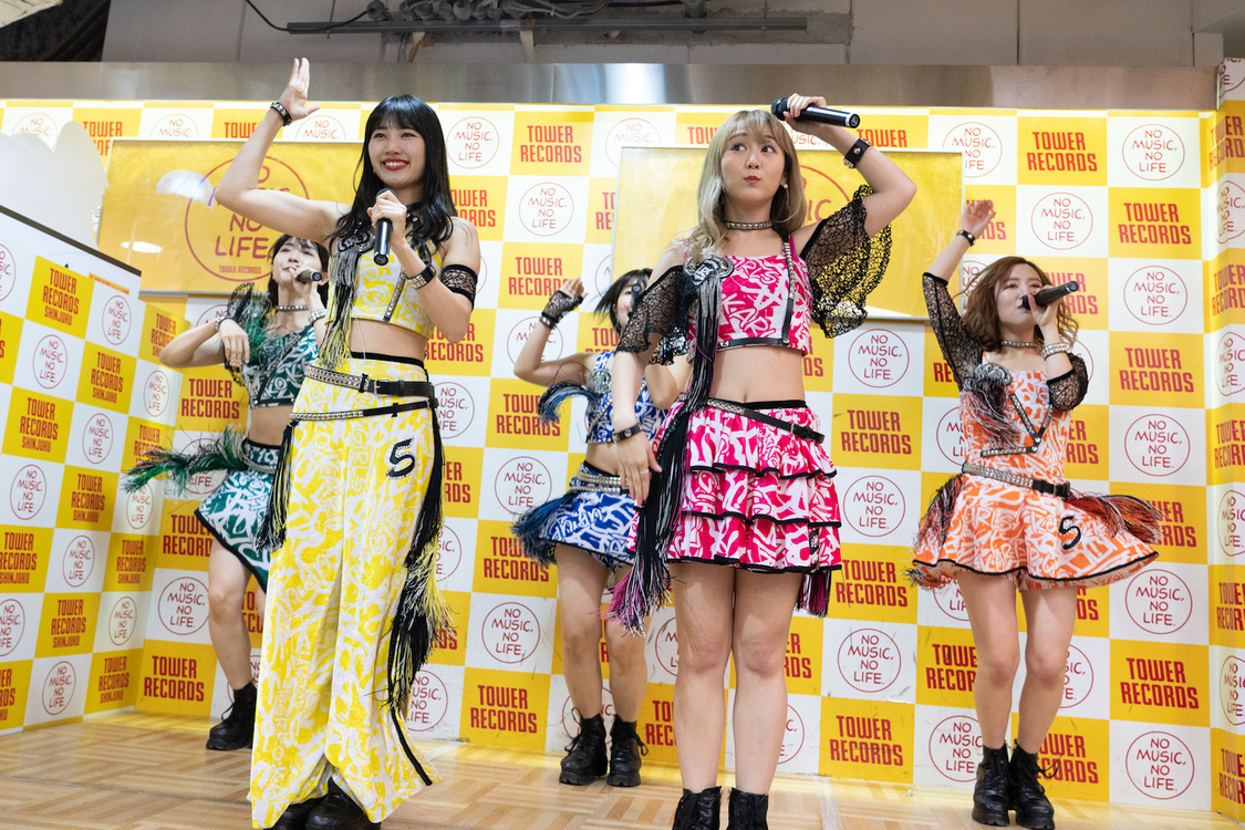 アップアップガールズ（仮）「アゲノミクス！！／キミロス／阿破乱舞」リリース記念イベント｜東京・タワーレコード新宿店（2019年2月21日）
