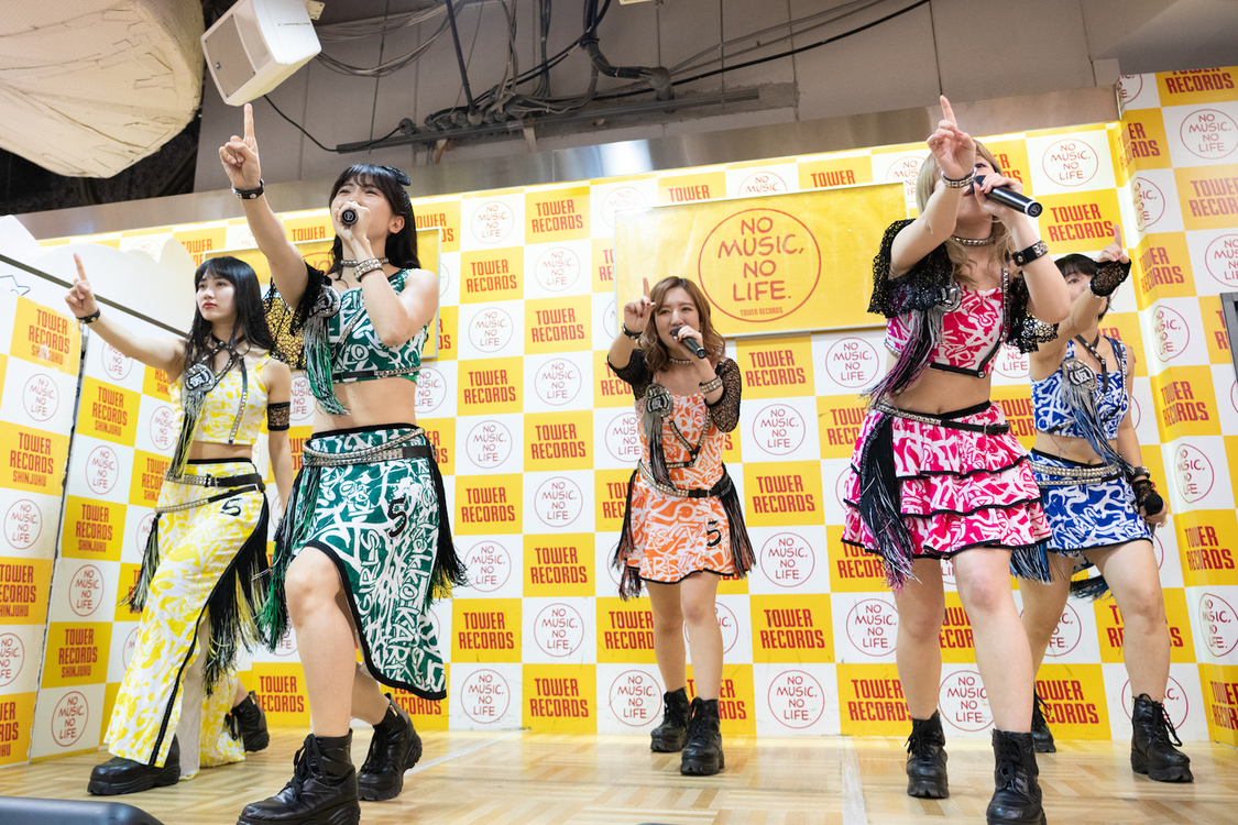 アップアップガールズ（仮）「アゲノミクス！！／キミロス／阿破乱舞」リリース記念イベント｜東京・タワーレコード新宿店（2019年2月21日）