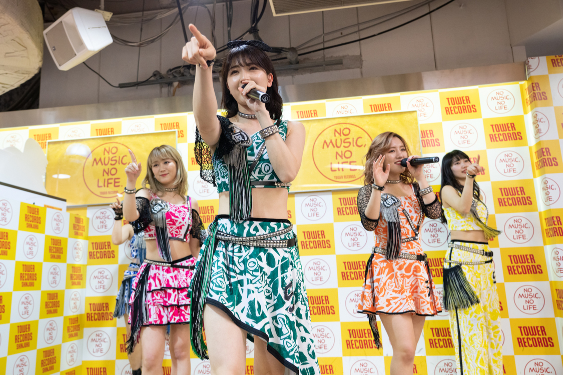 アップアップガールズ（仮）「アゲノミクス！！／キミロス／阿破乱舞」リリース記念イベント｜東京・タワーレコード新宿店（2019年2月21日）
