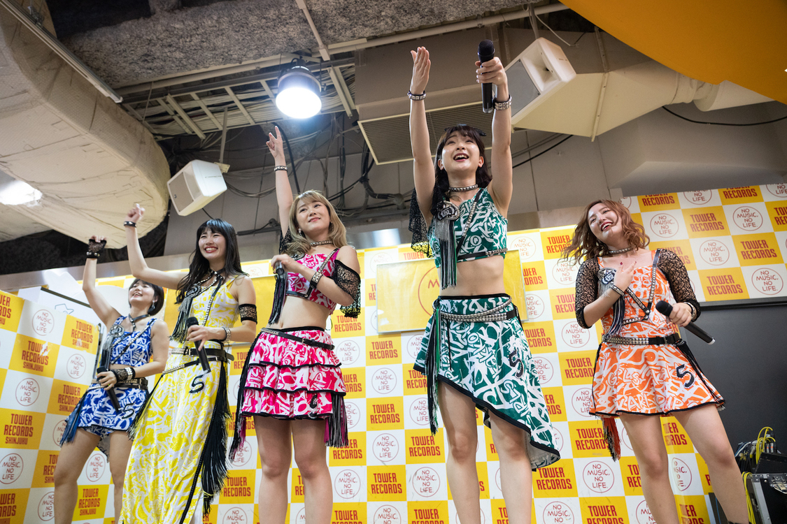 アップアップガールズ（仮）「アゲノミクス！！／キミロス／阿破乱舞」リリース記念イベント｜東京・タワーレコード新宿店（2019年2月21日）