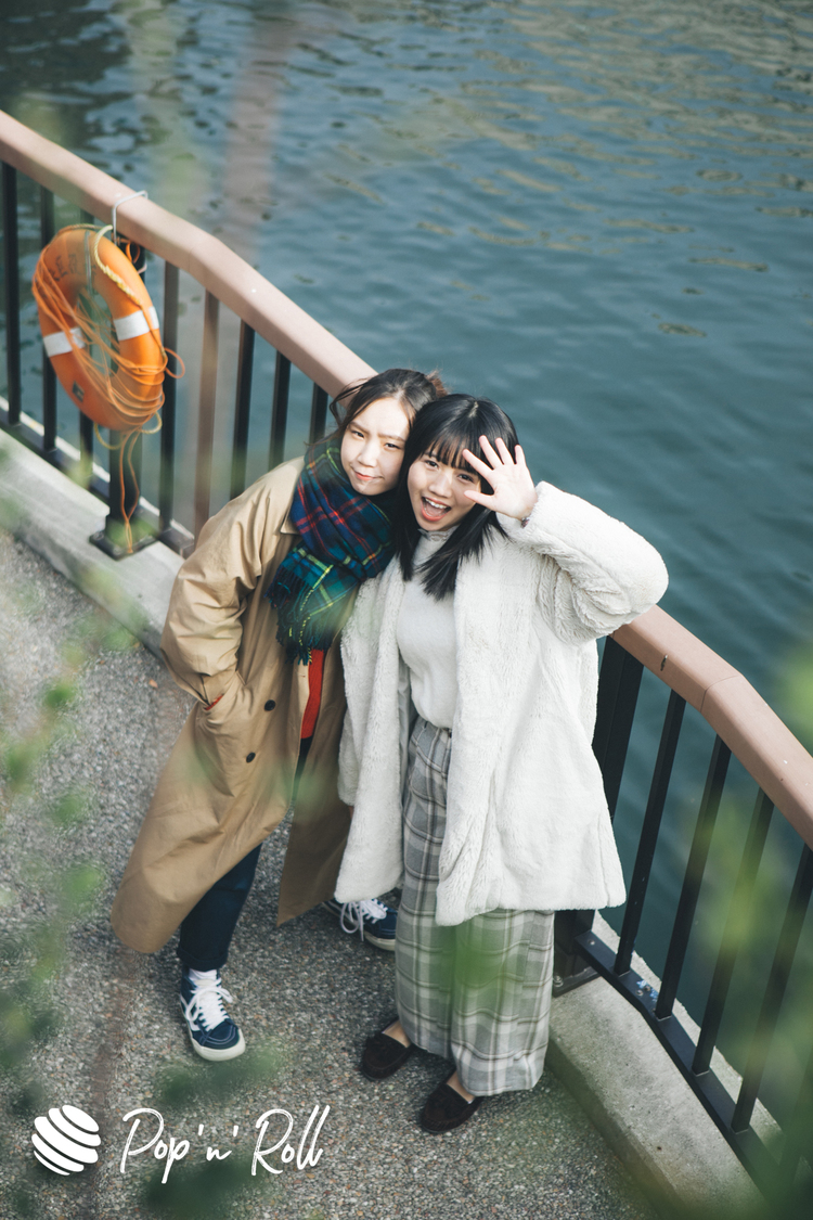 竹内夏紀、聞間彩（つりビット）｜八丁堀