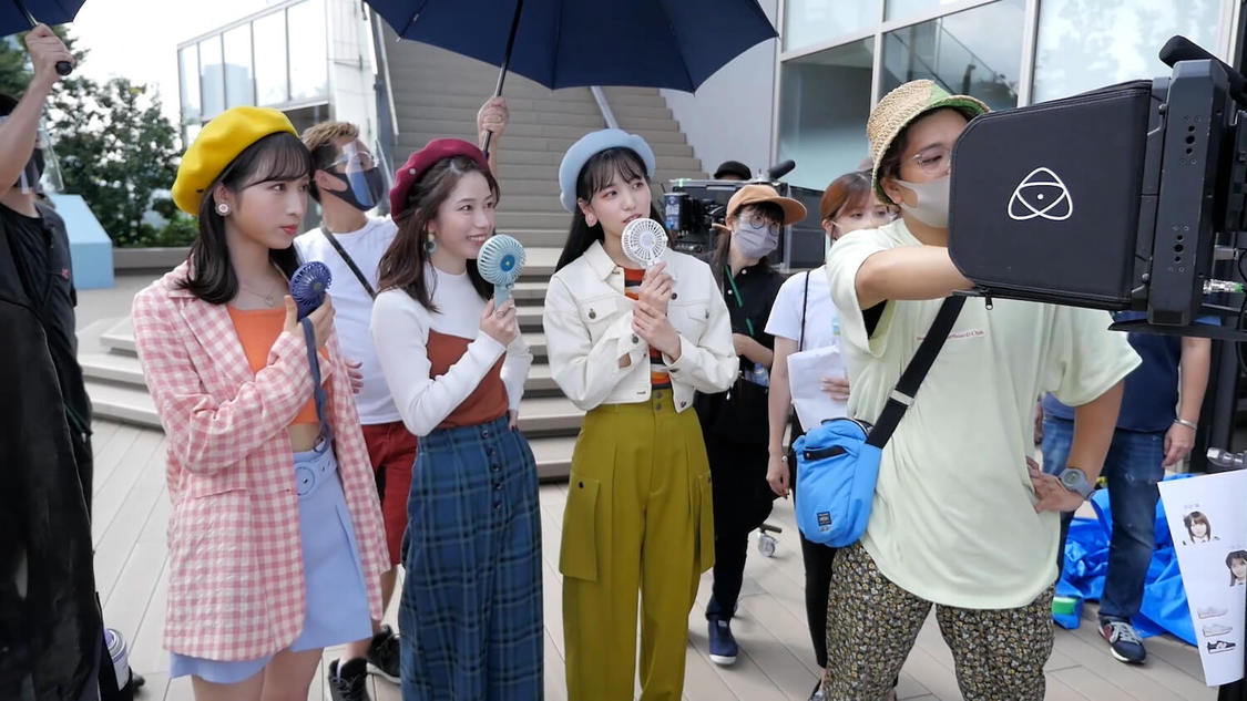 『ABC-MART』新WEB-CM「ニューバランス327 Walking Dance」篇メイキングカット