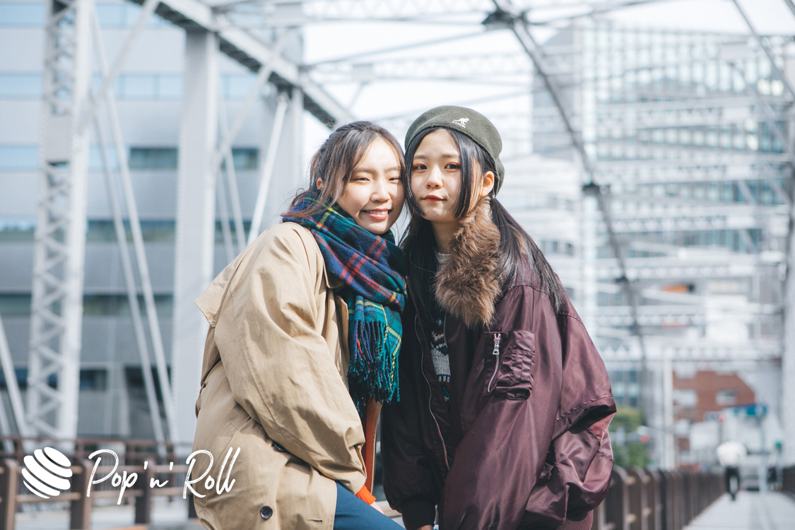 竹内夏紀、聞間彩（つりビット）｜八丁堀