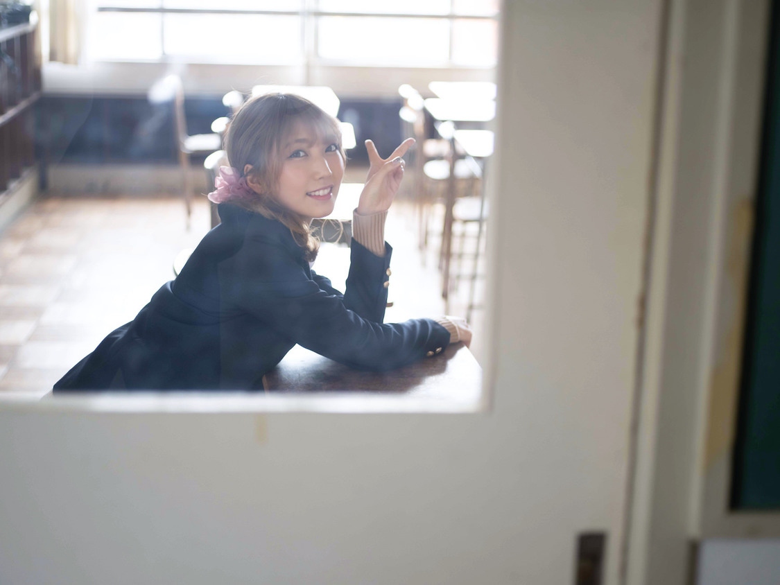 霜月めあ（撮影：佐賀章広　©月刊エンタメ／徳間書店）